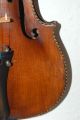 Fine Antique German 4/4 Master Violin With Lionhead - Label: Jacobus Stainer String photo 6