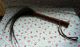 Vintage Woven Leather Horse Hair Fly Swatter Whisk Other African Antiques photo 1
