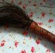 Vintage Woven Leather Horse Hair Fly Swatter Whisk Other African Antiques photo 2