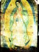 Antique Retablo On Tin Of Our Lady Of Guadalupe Latin American photo 1