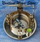 Vintage Maritime West London Antique Brass Sundial Round Compass Replica Compasses photo 2