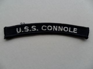 Naval / U S Navy Uss Connole (de - 1056) Shoulder Tab 1970s photo