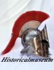 Trojan 300 Spartan Greek Troy Helmet With Armor Cap Plume Medieval Costume Kj60 Greek photo 3