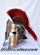 Trojan 300 Spartan Greek Troy Helmet With Armor Cap Plume Medieval Costume Kj60 Greek photo 6