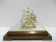 The Sailboat Of Pure Silver Of Japan.  3 Masts.  66g/2.  32 
