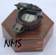 Antique Brass Army Prismatic Nautical British Ww2 Military Pocket Compass Compasses photo 6