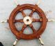 Vintage Style Nautical Ship Decor Boat Wheel 18 