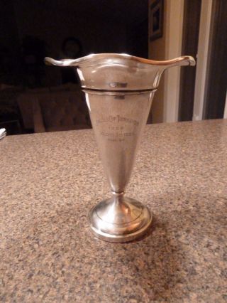 Sterling Silver Golf Trophy Ekwanok Country Club Manchester Vermont 1929 Watson photo