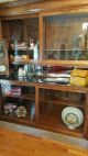 Antique Pharmacy Display Cabinet Case.  Apothecary 1900-1950 photo 2