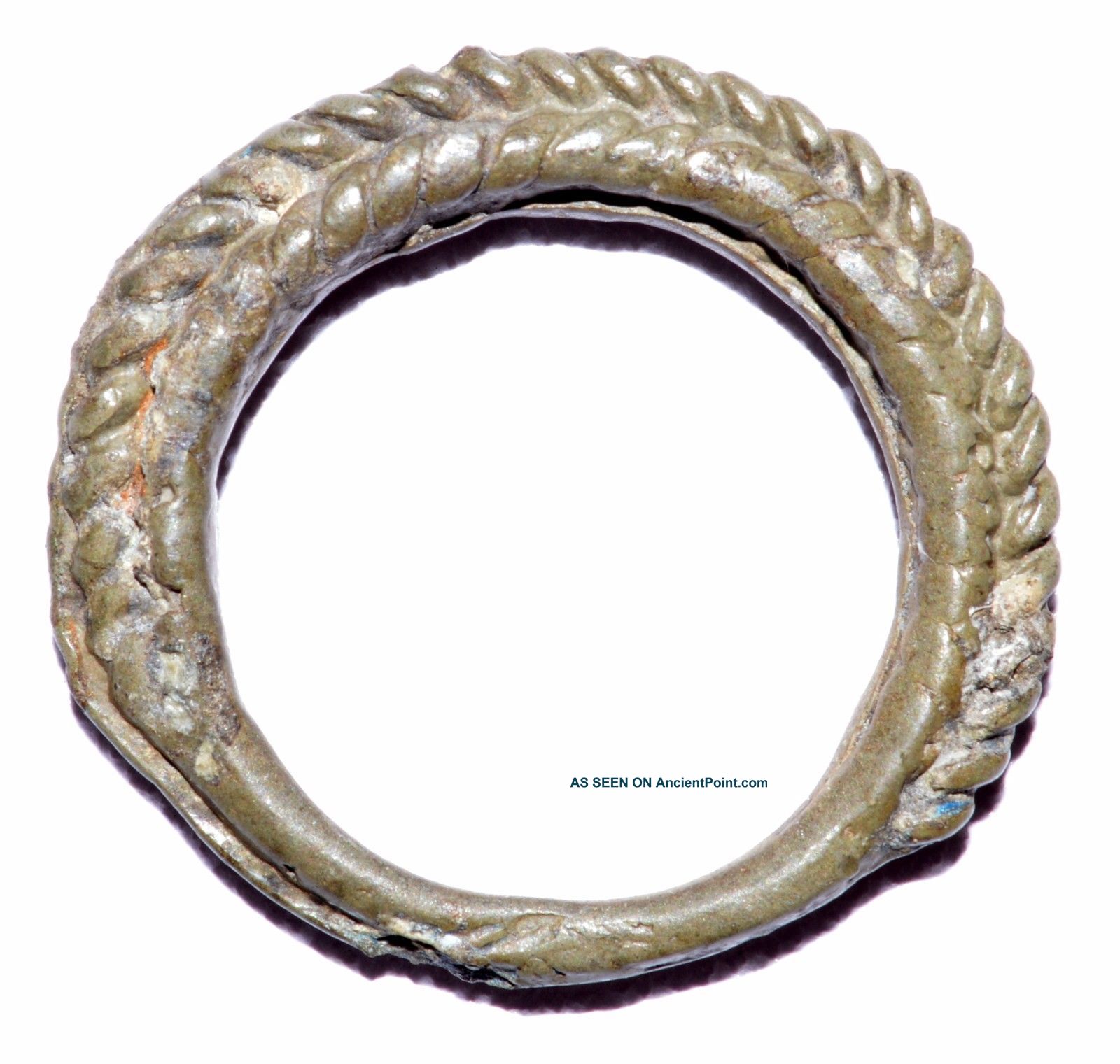 Viking Twisted Ring - Historical Gift / Wearable Artifact - Qr28 Roman photo