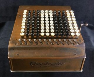 Felt & Tarrant Comptometer Model H Last Patent 1920 Vintage Fully Functional Exc photo