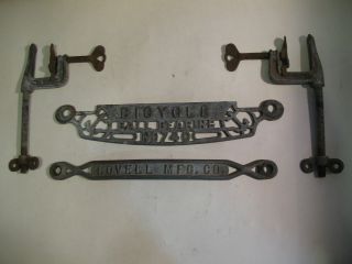 1900s Washing Machine Wringer Signs/parts Bicycle 740 Lovell Mfg Co Clamps photo