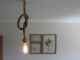 1 Mtr Jute Rope Covered 2 Core Light Flex Wire Cord Hanging Lamp Pendant Ceiling Reproduction Lamps photo 7