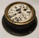 Antique 8 Day Solid Brass Nautical Or Ship ' S Wall Clock W/ Key - 6 