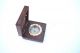 Nautical Flat Wooden Box Compass Desk Compass Nautical Marine Collectible Compasses photo 2