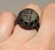 Ancient Bronze Viking Ring Medieval 1000 - 1200ad Double Rows Openwork Viking photo 1