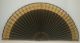 Vintage Air Line Mfg Co Paper Fireplace & Background Fan 1940’s Carmen Ind.  Gold Hearth Ware photo 1