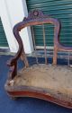 Antique Victorian Mahogany Sofa Frame Dawn Langley Hall Simmons Middleton Place 1800-1899 photo 4
