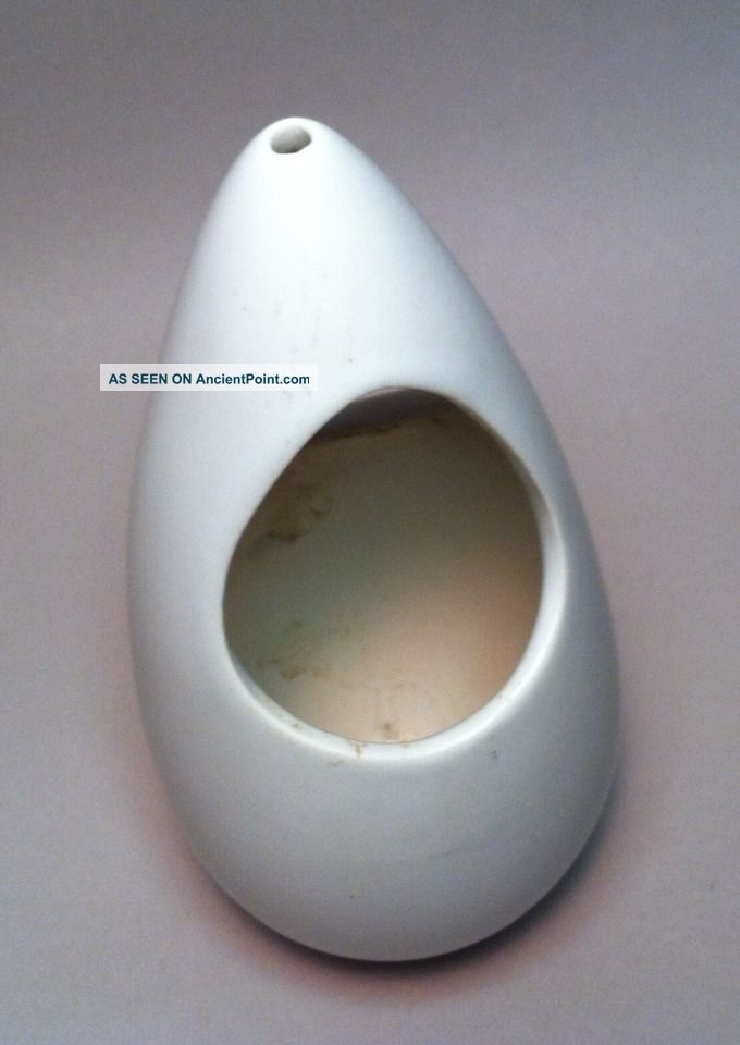 Mid Century Modern Space Age Bullet Hanging Planter Mid-Century Modernism photo