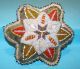 Antique 1929 Niagara Falls Beaded Star Pin Cushion Souvenir Iroquois Beadwork 7 