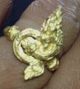 Ring Thai Amulet Head Holy Buddha Naga Payanak Talisman Real Snake Luck Win Love Amulets photo 3