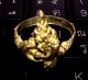 Ring Thai Amulet Head Holy Buddha Naga Payanak Talisman Real Snake Luck Win Love Amulets photo 4