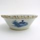 Chinese Blue And White Porcelain Pie Crust Bowl,  Qianlong Period Bowls photo 2