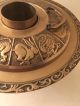 Vintage Korean Brass Brazier / Hot Pot / Burner Fondue Server W/ Zodiac Detail Korea photo 2
