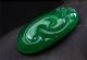 Natural Green Ice Chalcedony Hand - Carved Lucky Ruyi Pendant Necklaces & Pendants photo 1