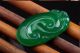 Natural Green Ice Chalcedony Hand - Carved Lucky Ruyi Pendant Necklaces & Pendants photo 2