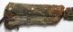 Ancient Viking Leather Scabbards Knife,  Ornament.  Knife Inside Very Rarely Viking photo 2
