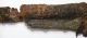 Ancient Viking Leather Scabbards Knife,  Ornament.  Knife Inside Very Rarely Viking photo 7