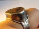 Roman Intaglio Coin Silver Ring Roman photo 5