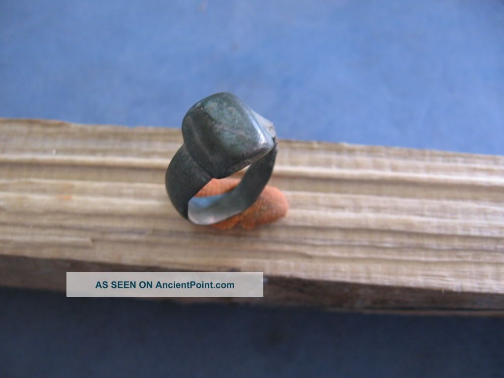 Ancient Roman Bronze Finger Ring 1 - 2 Ct.  Ad. Roman photo