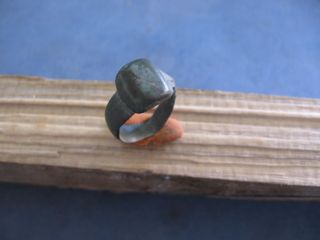 Ancient Roman Bronze Finger Ring 1 - 2 Ct.  Ad. photo