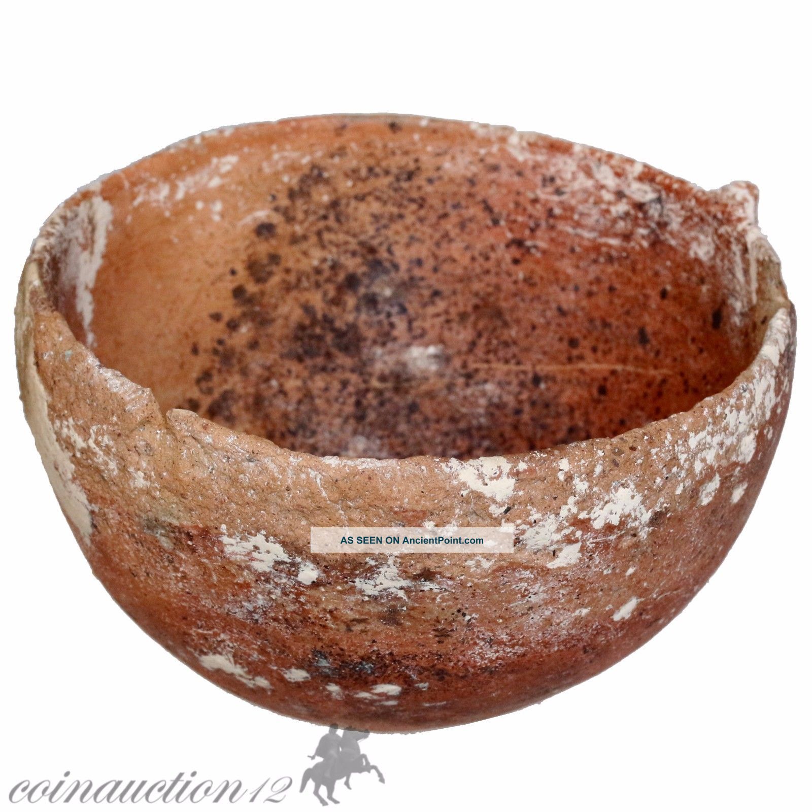 Scarce 1200 - 800 Bc Palestinian Terracotta Bowl Roman photo