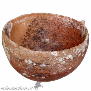 Scarce 1200 - 800 Bc Palestinian Terracotta Bowl photo