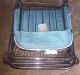 Vintage Taylor Tot 1960s 70s Folding Baby Stroller Turquoise & White Made/usa Baby Carriages & Buggies photo 2