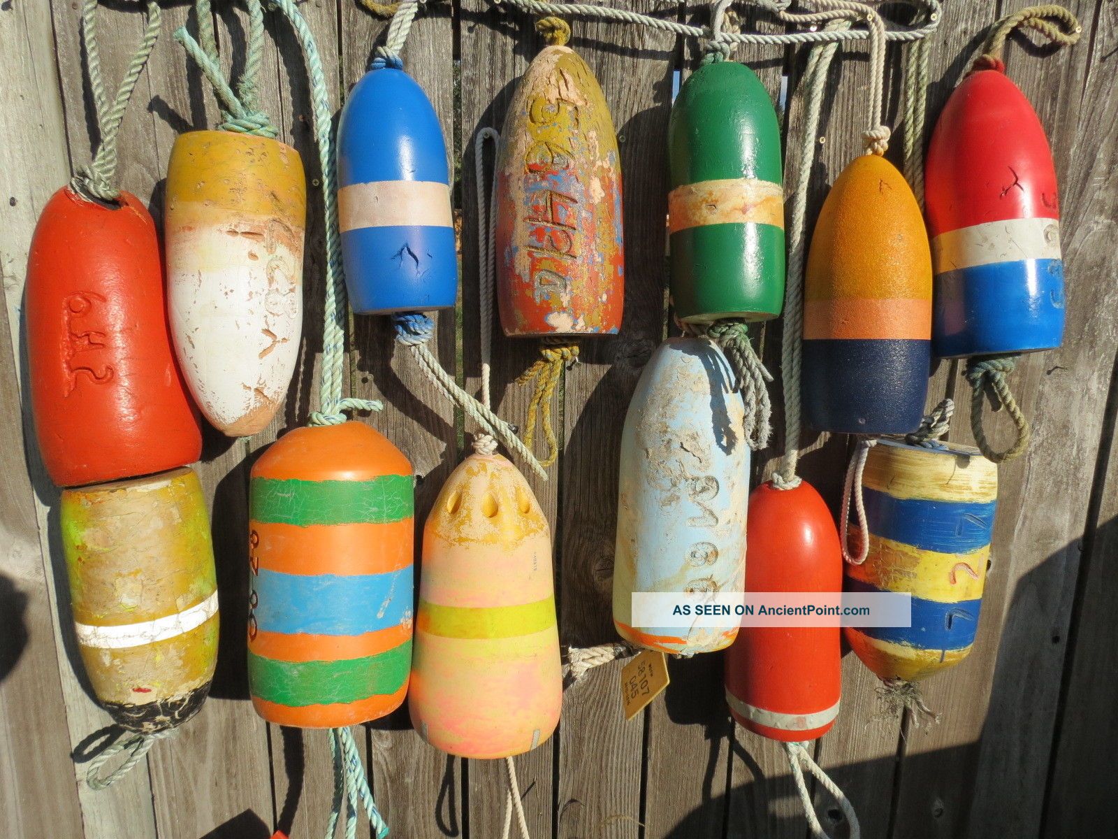 (1883) 13 Dungeness Crab Pot Buoys Net Floats Bouys Lobster Shrimp Crawfish Fishing Nets & Floats photo