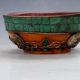 Chinese Hand - Carved Turquoise Bow B758 Bowls photo 1
