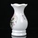 Hand - Painted Famille Rose Porcelain Flower Vase W Qianlong Mark B916 Vases photo 3