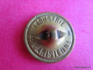 3077 - J – French Tight Button Wandering Chinaman Mountain Medium 1800’s Button photo