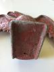 Antique Snow Bird Eagle Red Paint Early Aluminum Architectural Salvage Primitive Primitives photo 2
