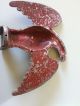 Antique Snow Bird Eagle Red Paint Early Aluminum Architectural Salvage Primitive Primitives photo 5