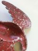 Antique Snow Bird Eagle Red Paint Early Aluminum Architectural Salvage Primitive Primitives photo 6