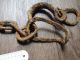 Very Rare Old Ancient Forged Viking Shackles On A Foot. Viking photo 3