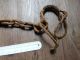 Very Rare Old Ancient Forged Viking Shackles On A Foot. Viking photo 6