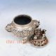Chinese Silver Copper Handwork People And Deer Incense Burner W Qianlong Mark Incense Burners photo 7