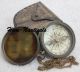 Antique Nautical Compass Poem Compass Brass Compass With Leather Case Gift Compasses photo 2