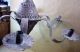 Antique Primitive England Punched Tin Candle Chandelier With 6 Arms.  Estate Primitives photo 6